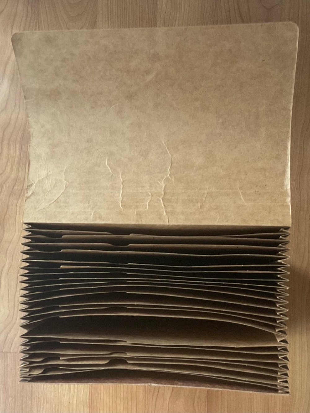 Accordion Brand Kraft File A-Z Accordion Folder and 9 small accordion files set